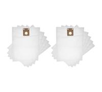vhbw 10x Sacs compatible avec Nilfisk VC 300, Thor ECO, VP300 eco, VP300 HEPA aspirateur - microfibre non tissée, 42,5cm x 27cm blanc