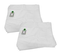 vhbw 10x Sacs compatible avec Numatic CT900, HZ750S, HZ750, CTD900, CV900, CVD900 aspirateur - microfibre non tissée, 76cm x 63cm blanc