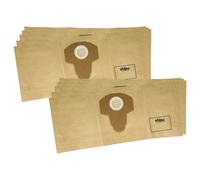 vhbw 10x Sacs compatible avec Parkside PAS 500 D3, PNTS 1250/9, 69502, PNTS 1250 aspirateur - papier, 58,5cm x 25,4cm marron