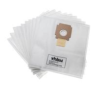 vhbw 10x Sacs compatible avec Rowenta Shock Absorber 2 aspirateur - microfibre non tissée, 33cm x 31cm blanc