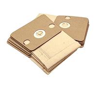 vhbw 10x Sacs compatible avec Rowenta Soam RO 1221, RO 123311 aspirateur - papier, 22cm x 16,5cm couleur sable