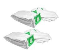 vhbw 10x Sacs compatible avec Sebo Airbelt K3, K3 ECO Comfort, K3 Premium, K3 Vulcano aspirateur - microfibres non tissées, 29cm x 14cm, blanc