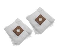 vhbw 10x Sacs compatible avec Severin BC 7041, BC 7044, BC 7045 S Power snowwhite aspirateur - microfibres non tissées, 24,7cm x 27cm blanc