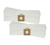 vhbw 10x Sacs compatible avec Sprintus ARES aspirateur - microfibre non tissée, 59cm x 17,5cm blanc