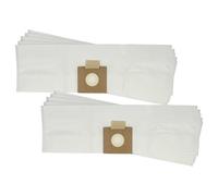 vhbw 10x Sacs compatible avec Sprintus ARES aspirateur - microfibre non tissée, 59cm x 17,5cm blanc