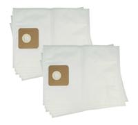 vhbw 10x Sacs compatible avec Sprintus Maximus pro, T 11, T12, Maximus T11, Lorito aspirateur - 39cm x 30cm blanc