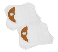 vhbw 10x Sacs compatible avec Starmix eCRAFT APL-1422, PL-1422, 1422 aspirateur - microfibre non tissée, 49cm x 42cm blanc
