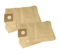 vhbw 10x Sacs compatible avec Taski Baby Bora 8500.600, 822, 6501, 4T79, 479 aspirateur - papier filtre, TA 1, 40cm x 24cm marron