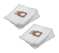 vhbw 10x sacs compatible avec Thomas Anti-Allergy, Home Clean & Parquet, Multi-Clean X10 aspirateur - microfibres non tissées, blanc