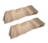 vhbw 10x sacs compatible avec Thomas Inox 1445 SFE, 1545 S, 1545 SFE, 45 S professional aspirateur - papier, 90.9cm x 38.15cm, marron