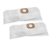vhbw 10x Sacs compatible avec Thomas Power Pack 1630 aspirateur - microfibres non tissées, 22,2cm x 61,8cm blanc