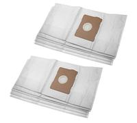 vhbw 10x Sacs filtrants compatible avec Protool Festool VCP 320 E dispositif d'aspiration - microfibres non tissées, 63,6cm x 30,1cm, blanc