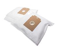 vhbw 10x Sacs remplacement pour Bosch BBZ41FK, BSHG00468265, 468265 pour aspirateur - microfibres non tissées, type K, 28cm x 19cm, blanc