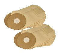 vhbw 10x Sacs remplacement pour Cleancraft 7013353 pour aspirateur - papier, 22cm x 19cm marron