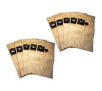 vhbw 10x Sacs remplacement pour Festool 452970 pour aspirateur - papier, 60cm x 26.6cm, couleur sable