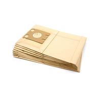vhbw 10x Sacs remplacement pour Filterclean M2 pour aspirateur - papier, Typ E, 31cm x 19,5cm, couleur sable