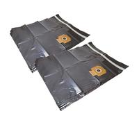 vhbw 10x Sacs remplacement pour Flex ES-PP VC/E 35/45 VE10 pour aspirateur - 37,6cm x 24,4cm gris
