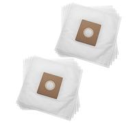 vhbw 10x Sacs remplacement pour Hoover H75, 35601663 pour aspirateur - 27cm x 26,5cm blanc