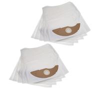 vhbw 10x Sacs remplacement pour Kärcher 2.889-217.0 pour aspirateur - microfibres non tissées, 42cm x 26,5cm blanc