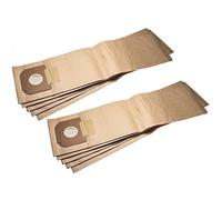 vhbw 10x sacs remplacement pour Kärcher 6.904-208, 6.904-208.0, 6.904208.0, 6904-2080, 69042080 pour aspirateur - papier, 75,5cm x 20cm, marron