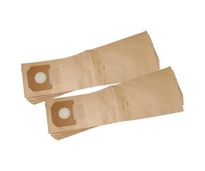 vhbw 10x sacs remplacement pour Kärcher 6.904-208 | 6.904-208.0, 6.904208.0, 6904-2080, 69042080 pour aspirateur - papier, 75,5cm x 20cm, marron