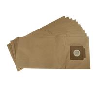vhbw 10x Sacs remplacement pour Kärcher 6.904-333.0 pour aspirateur - papier, 51,5cm x 23cm marron