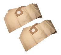 vhbw 10x sacs remplacement pour Kärcher 6.904051.0, 6.904-051.0, 69040510, 6904-0510 pour aspirateur - papier, 56cm x 28,35cm, couleur sable