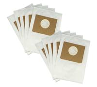 vhbw 10x Sacs remplacement pour Kärcher 6.907-469.0 pour aspirateur - microfibre non tissée, Typ M, 30cm x 21cm blanc