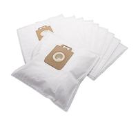 vhbw 10x Sacs remplacement pour Menalux T 197, T 196, T197, T196, 1800 pour aspirateur - microfibre non tissée, 32cm x 19cm blanc