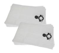 vhbw 10x Sacs remplacement pour Mirka 1024585, 6416868925319, 8999000211 pour aspirateur - microfibre non tissée, 52,5cm x 39cm blanc