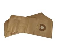 vhbw 10x Sacs remplacement pour Nilfisk 302001484 pour aspirateur - papier, 94cm x 35cm marron