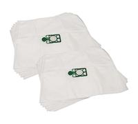 vhbw 10x Sacs remplacement pour Numatic NVM-3BH pour aspirateur - microfibre non tissée, 64cm x 54cm blanc
