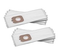 vhbw 10x Sacs remplacement pour Rowenta ZR005001 pour aspirateur - microfibres non tissées, 30cm x 13cm, blanc