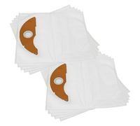 vhbw 10x Sacs remplacement pour Starmix FBV 22, 454870 pour aspirateur - microfibre non tissée, 49cm x 42cm blanc