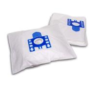 vhbw 10x Sacs remplacement pour Swirl M50 pour aspirateur - microfibres non tissées, Typ F/J, 27cm x 20cm, blanc / bleu