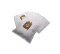 vhbw 10x Sacs remplacement pour Wolf 1730 (PH1206), 1735 pour aspirateur - microfibres non tissées, 32cm x 19cm, blanc