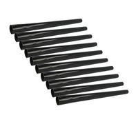 vhbw 10x Tube universale compatible avec Makita VC3011L, VC2512L, VC3511L, VC2511, VC2512, VC2511L aspirateur - raccord 35 mm, 50cm, noir