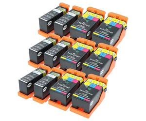vhbw 12x Cartouches Compatible avec Dell All-in-One V515