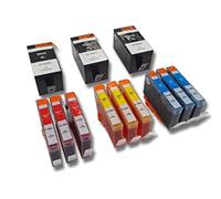 vhbw 12x Cartouches Compatible avec HP Officejet 6000, 6500, 6000 Wireless, 6000 Special Edition, 6500A imprimante avec Puce