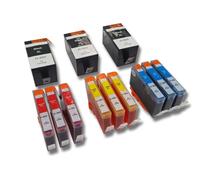 vhbw 12x cartouches compatible avec HP Officejet 7500 A Wireless, 7500A imprimante avec puce
