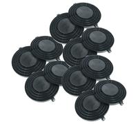 vhbw 12x Filtres à charbon actif compatible avec Ikea 202.446.72HDLN4060SHOTTEIK, 20388967, 2082506044175531107 hotte aspirante - 25,5 cm