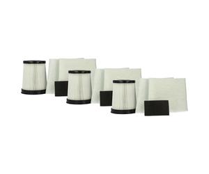 vhbw 12x filtres compatible avec Dirt Devil M2009-8 | M2009, M2009-0, M2009-1, M2009-2, M2009-3, M2009-4, M2009-5, M2009-6, M2009-7 aspirateur