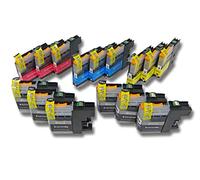 vhbw 15x Cartouches Compatible avec Brother 4510 DW, 132 W, 4310 DW, 4410 DW, 4110 DW, 4110 W, 152 W, 152 WR imprimante avec Puce