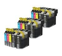 vhbw 15x Cartouches Compatible avec Brother MFC-J 4710DW, 6520DW, 4510DW, 4410DW, 4610DW, 6720DW, 4310DW imprimante avec Puce