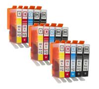 vhbw 15x Cartouches Compatible avec HP Deskjet 4615, 4625, 3525 imprimante avec Puce