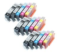 vhbw 15x Cartouches Compatible avec HP Photosmart C5383