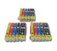 vhbw 15x cartouches pour imprimante en lot pour Epson Expression Premium XP-620, XP-625.
