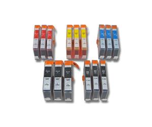 vhbw 15x Druckerpatronen Tintenpatronen Set mit Chip f?r HP Hewlett Packard Photosmart B109fn, B110, B110A, B110C, B209, B209a wie HP364XL.