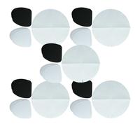 vhbw 15x filtre papier, 15x filtre à charbon actif, 15x filtre à graisses remplacement pour DeLonghi 5525112800 pour friteuse - 45 filtres