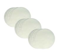 vhbw 15x Filtres fins compatible avec Electrolux HZ 173, E 22, DP 9000, DP 9000 Panther aspirateur - Filtre en toison blanc, rond